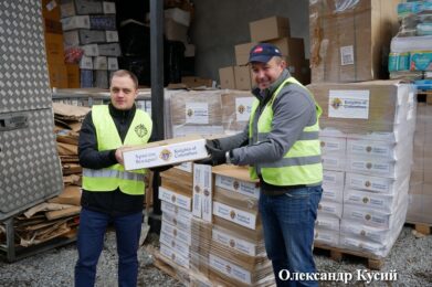 10 000 великодніх «кошиків» передали біженцям українські Лицарі Колумба